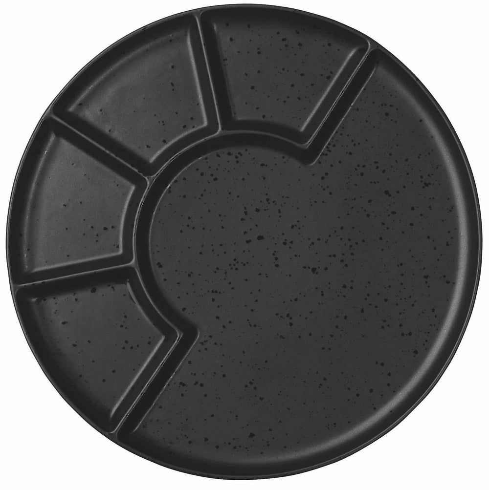 ASA Selection Gourmet plate Coppa Kuro - Porcelain - Black - ø 24 cm