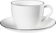 ASA Selection Teacup and saucer A Table Ligne Noire 250 ml