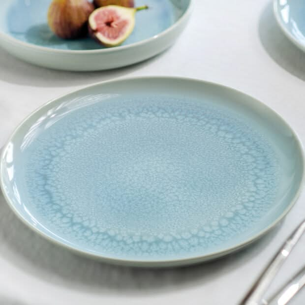 Villeroy & Boch plates set Crafted - Blueberry turquoise - 4-piece / 2 people