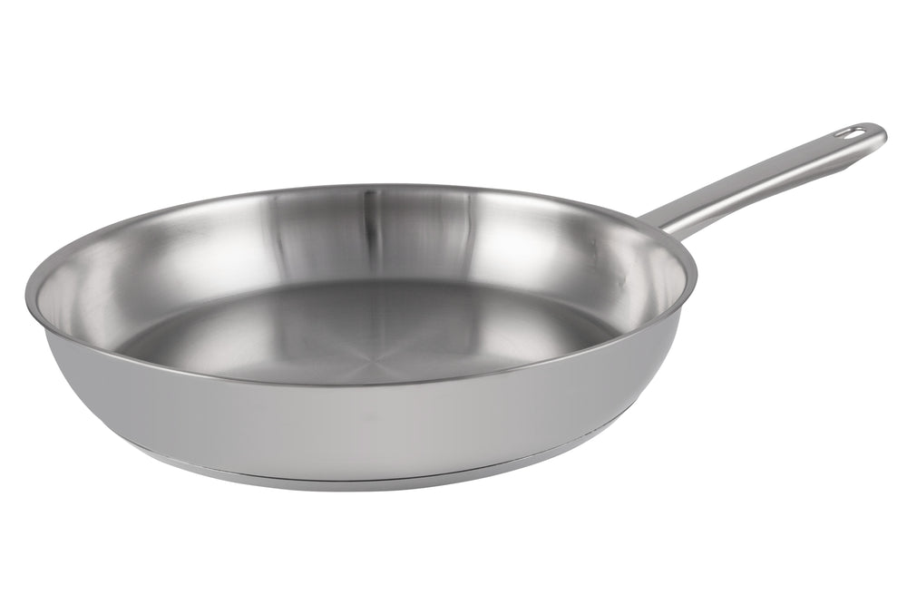 Cookinglife Frying Pan Superior Stainless Steel ø 28 cm - without non-stick coating - suitable for all heat sources - PFAS-free