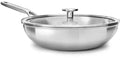 KitchenAid Wok pan - Multi-Ply stainless steel - ø 28 cm / 3.6 liters