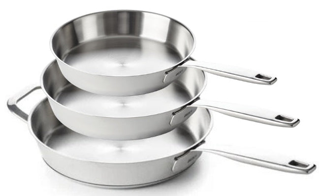 Beka Frying Pan Set Maestro 5-Ply 3-Piece - ø 20, 24 & 28 cm - without non-stick coating - suitable for all heat sources