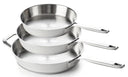 Beka Frying Pan Set Maestro 5-Ply 3-Piece - ø 20, 24 & 28 cm - without non-stick coating - suitable for all heat sources