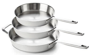 Beka Frying Pan Set Maestro 5-Ply 3-Piece - ø 20, 24 & 28 cm - without non-stick coating - suitable for all heat sources