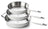 Beka Frying Pan Set Maestro 5-Ply 3-Piece - ø 20, 24 & 28 cm - without non-stick coating - suitable for all heat sources
