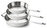 Beka Frying Pan Set Maestro 5-Ply 3-Piece - ø 20, 24 & 28 cm - without non-stick coating - suitable for all heat sources
