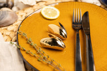 Anovi Mussel cutlery - Gold-plated - 2-piece