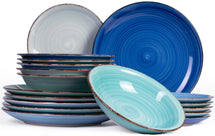 Studio Tavola Tableware set Ocean Blue - 18-piece / 6 people