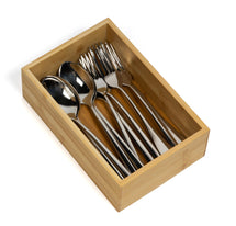 Organic Cutlery tray - Bamboo - 23 x 15 x 7 cm