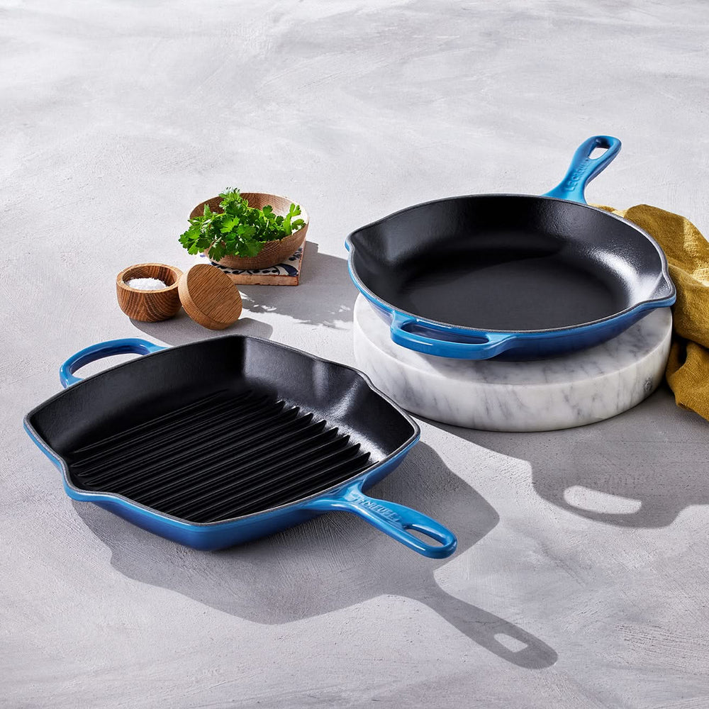 Le Creuset Skillet Signature - Azure - ø 23 cm - enameled non-stick coating