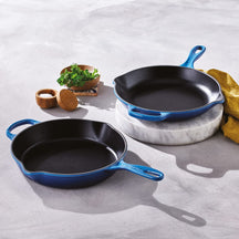 Le Creuset Skillet Signature - Azure - ø 26 cm - enameled non-stick coating