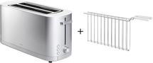 Zwilling Toaster XL Enfinigy + Toast Clamp - 2 long slots - 7 Heat levels - 1800 W - Silver/White