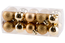 Cosy @Home Christmas Balls Gold ø 3 cm - 20 Pieces