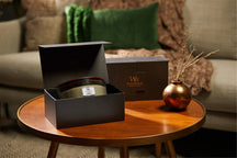 WoodWick Gift Set Scented Candle Ellipse Fireside - Scented Candle in Glass - Wooden Wick