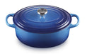 Le Creuset Casserole Signature - Oval - Azure - ø 27 cm / 4.1 liter