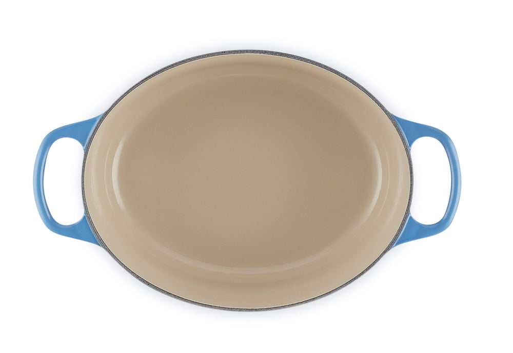 Le Creuset Casserole Signature - Oval - Azure - ø 27 cm / 4.1 liter