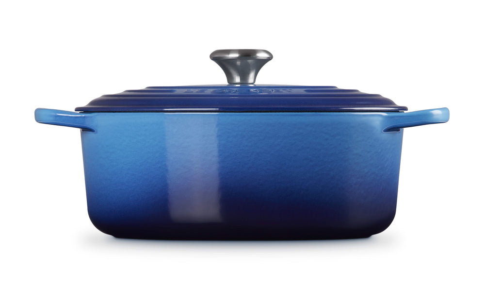 Le Creuset Casserole Signature - Oval - Azure - ø 29 cm / 4.7 liters