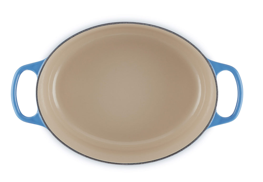 Le Creuset Casserole Signature - Oval - Azure - ø 33 cm / 7.5 liters