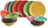 Villa d'Este Tableware set Baita - Colori Caldi - 18-piece / 6 people