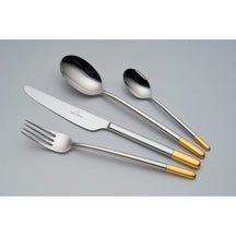 Villeroy & Boch Cutlery set Ella - stainless steel - 70-piece / 12 people - Gold-plated