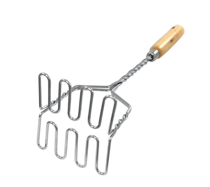 Cookinglife Potato Masher Wooden Handle 37 cm