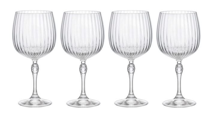 Bormioli Rocco Gin Tonic Glasses America 20's - 740 ml - 4 pieces