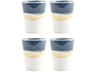 Salt & Pepper Cup Flow - blue - 180 ml - 4 pieces