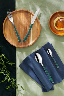 Amefa Cutlery set Eclat - Pine green - 24-piece / 6 people