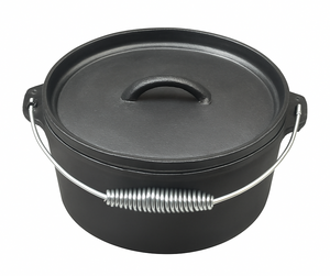 Blackwell Casserole Cast Iron / Dutch oven with lid - ø 25 cm / 4 liters - without non-stick coating
