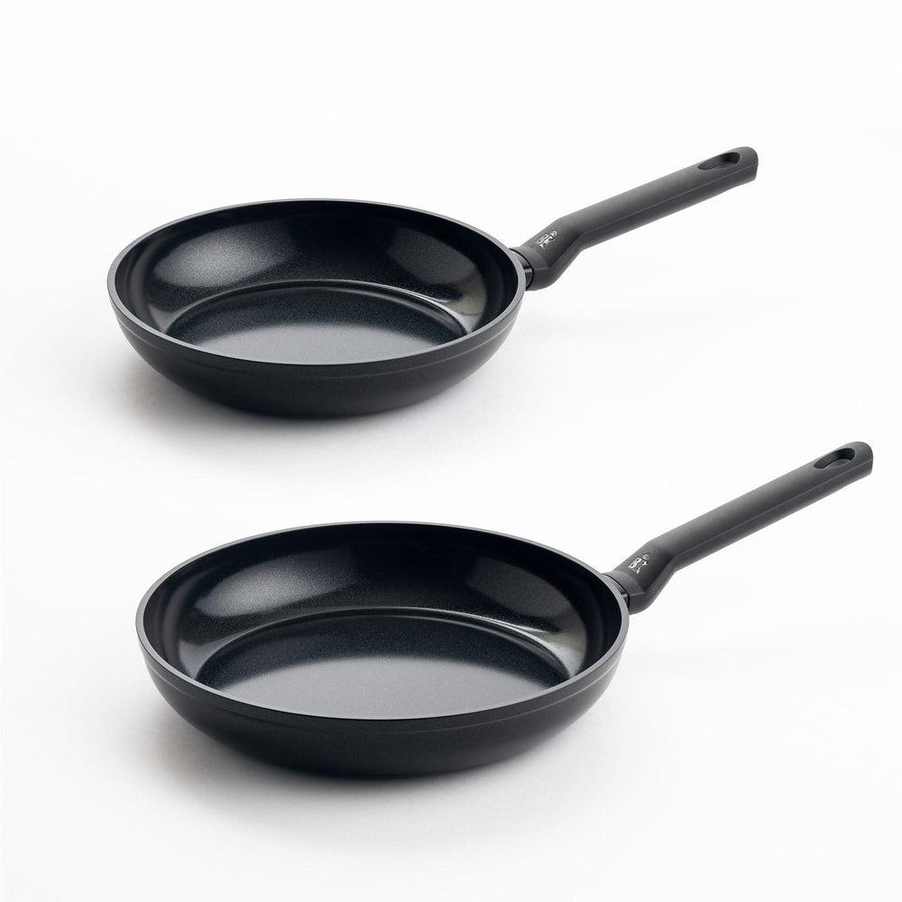 BK Frying pan set Easy Induction Aluminum - ø 24 and 28 cm -. Ceramic non-stick coating