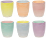 Cookinglife Coffee Mugs Pastel Harmony 340 ml - 6 pieces