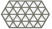 Zone Denmark pan trivet Triangles - Olive Green - 24 x 14 cm