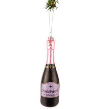 Nordic Light Christmas Ball Champagne Bottle 17 cm