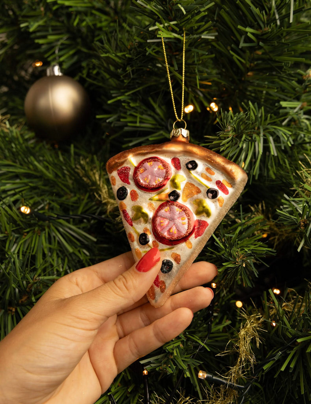 Nordic Light Christmas Ball Pizza 12 cm