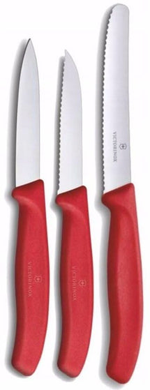 Victorinox Peeling Knife Set Red - 3-Piece