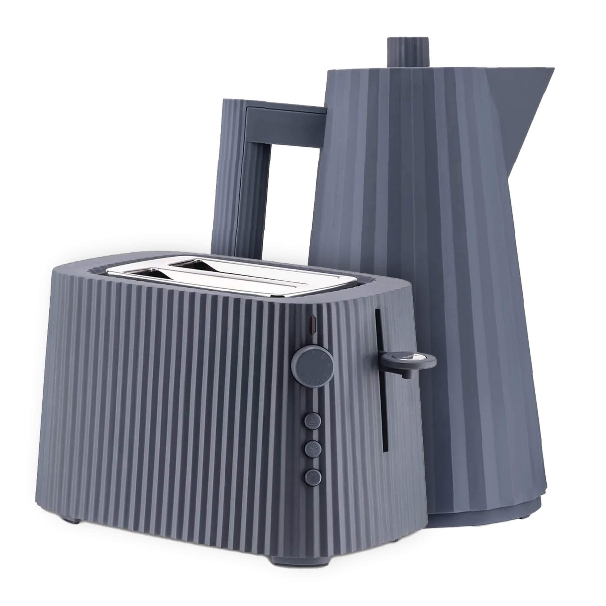 Alessi Toaster Alessi Kettle Plissé Grey