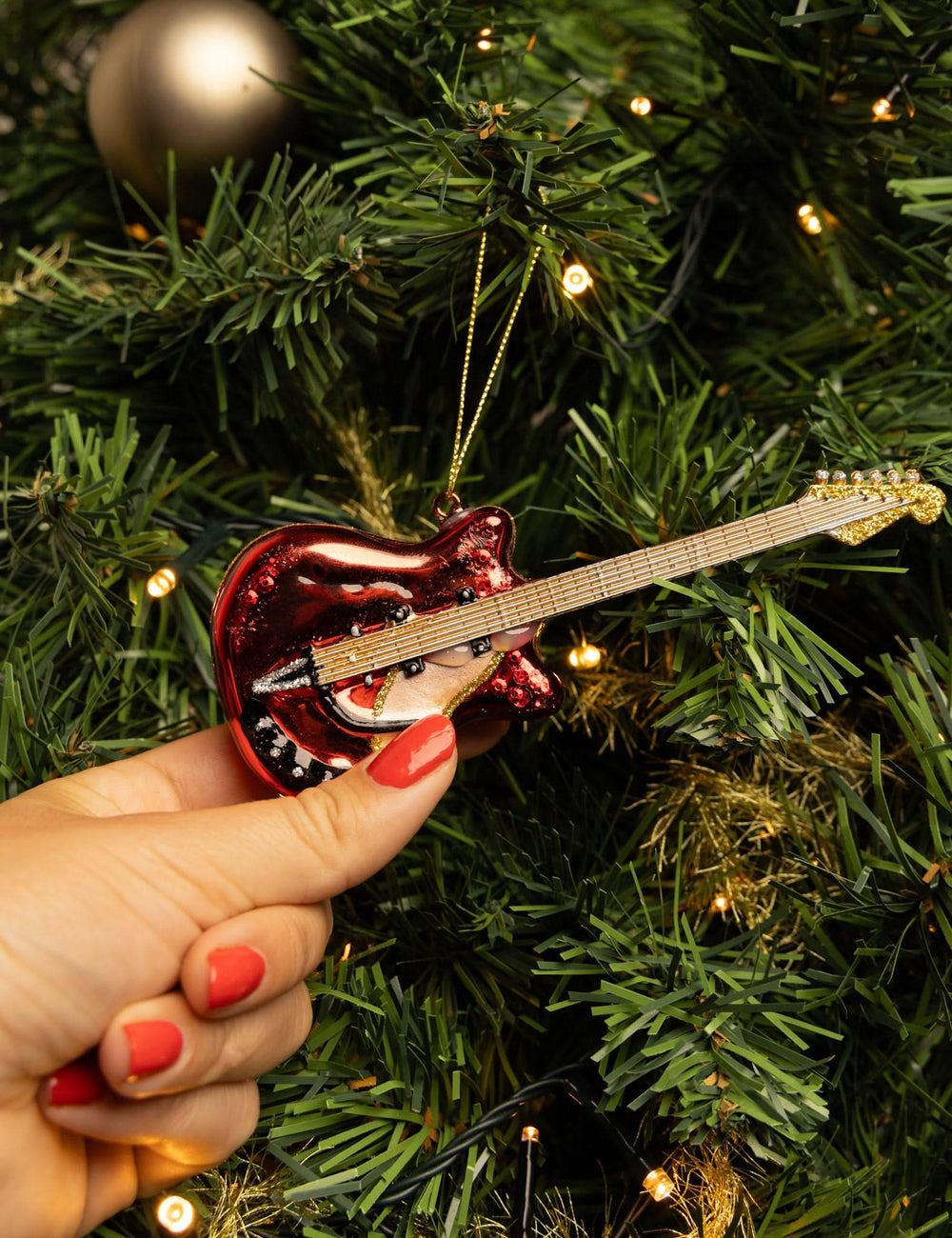 Nordic Light Christmas Ball Guitar 15 cm