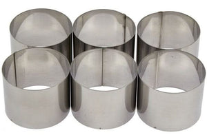 Cosy & Trendy Cooking rings stainless steel ø 7 cm - 6 Pieces