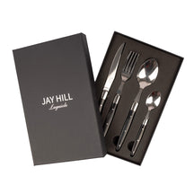 Jay Hill Cutlery set Laguiole - Black - 16-piece / 4 people