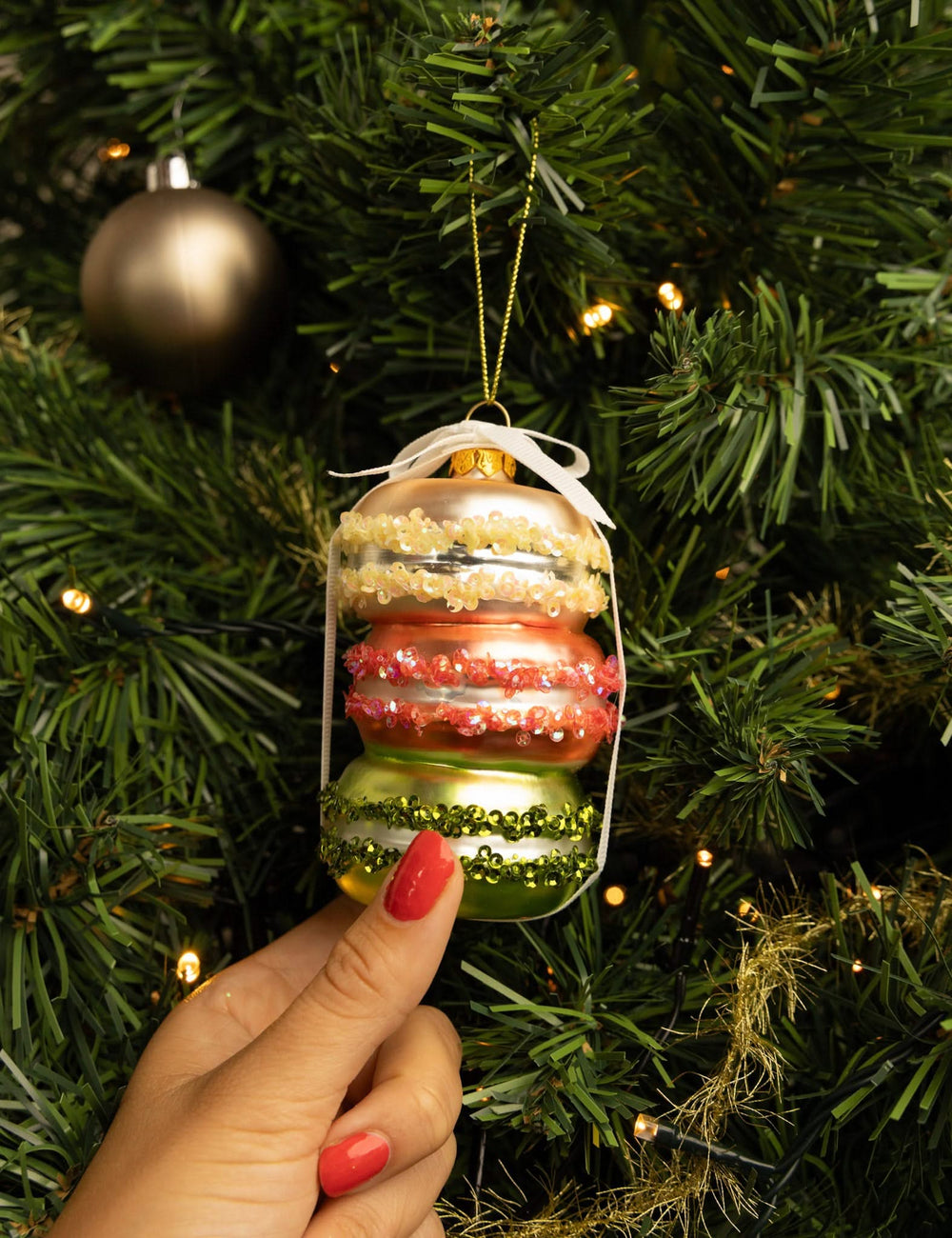 Nordic Light Christmas Ball Macaron 11 cm