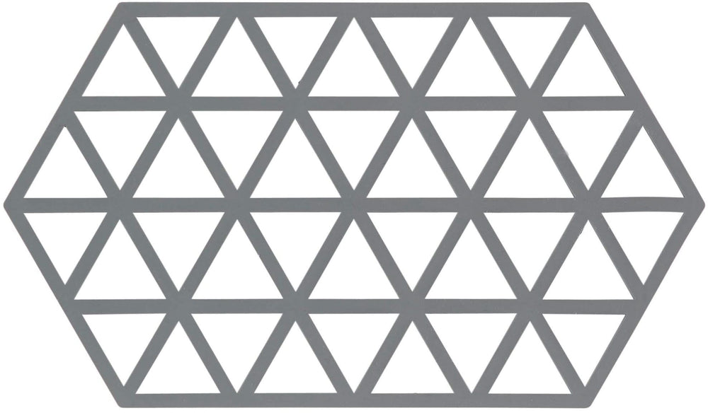 Zone Denmark pan trivet Triangles - Cool Grey - 24 x 14 cm