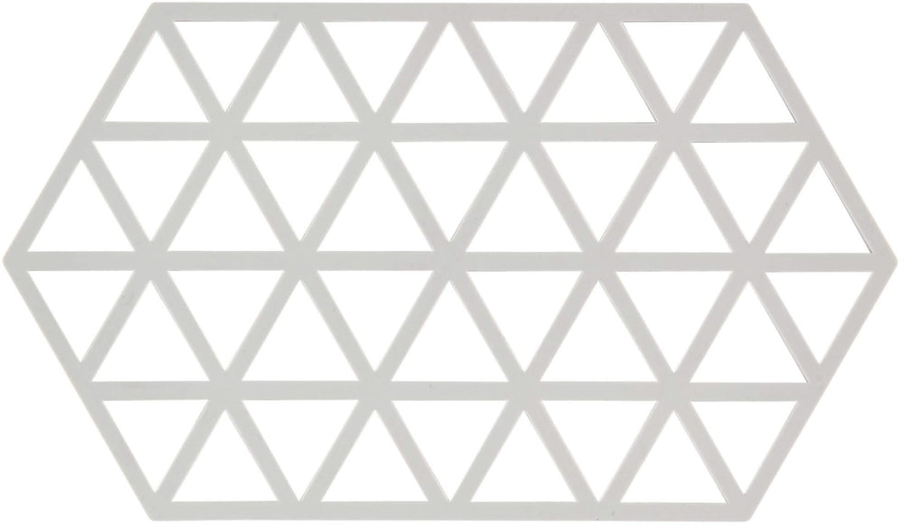 Zone Denmark pan trivet Triangles - Warm Grey - 24 x 14 cm