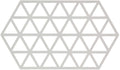 Zone Denmark pan trivet Triangles - Warm Grey - 24 x 14 cm