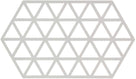 Zone Denmark pan trivet Triangles - Warm Grey - 24 x 14 cm