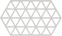 Zone Denmark pan trivet Triangles - Warm Grey - 24 x 14 cm