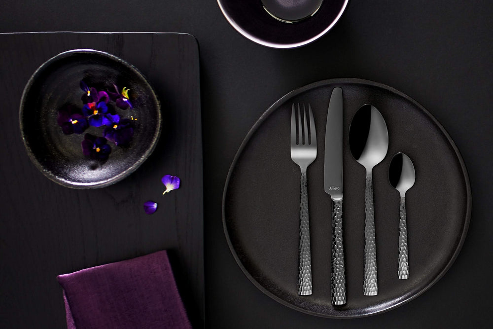 Amefa Cutlery set Felicity - Black - 24-piece / 6 people