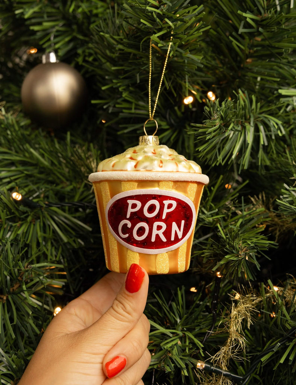 Nordic Light Christmas Ball Popcorn 9 cm