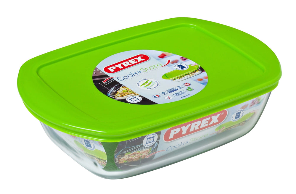 Pyrex Oven dish with lid - Cook & Store - 23 x 15 x 6 cm / 1.1 liters