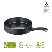 Berndes sauté pan - Sauteuse - B.Green - ø 24 cm / 3.1 liter - standard non-stick coating