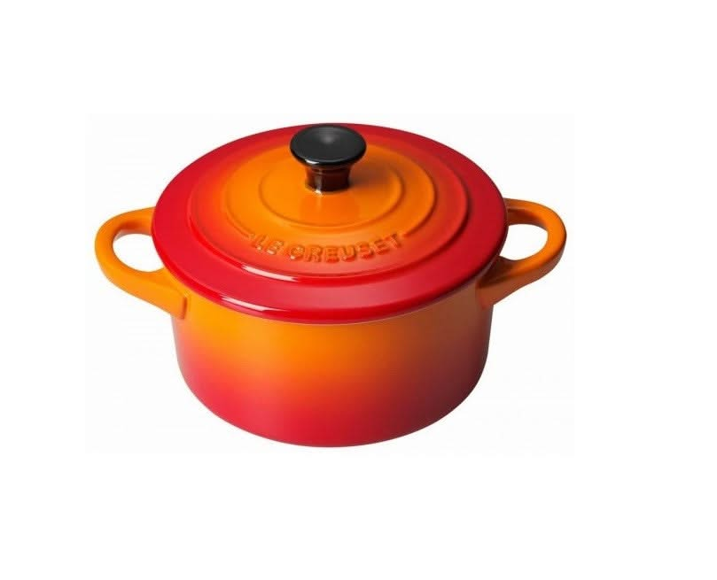 Le Creuset Serving pan / Mini Casserole Signature - Orange red - ø 10 cm / 250 ml